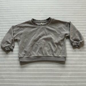Quincy Mae Kids Grey Sweatshirt